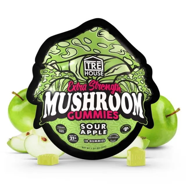 Tre House Sour Apple Extra-Strength soppgummi single pack