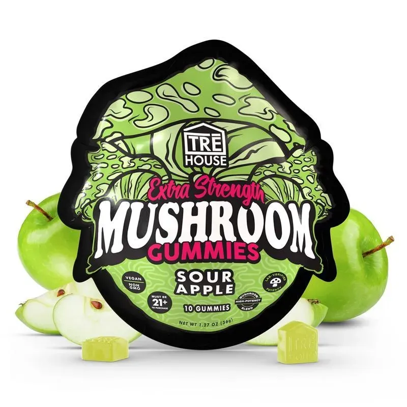 Tre House Sour Apple Extra-Strength soppgummi single pack