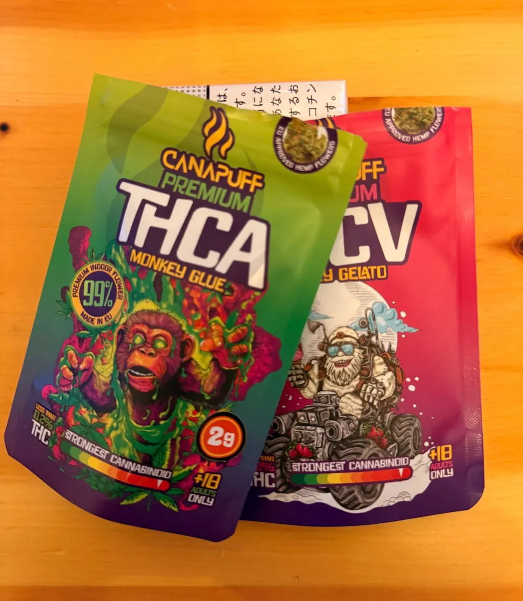 Canapuff Monkey Glue THCA-topskudd 1g harpiks