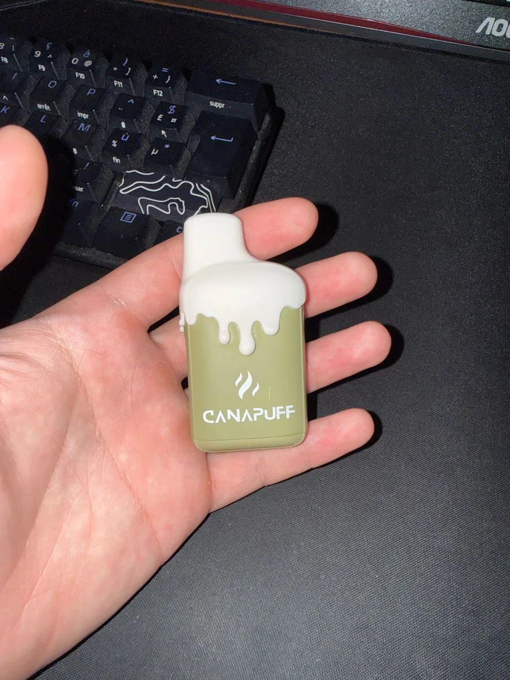 Canapuff 9H-THC XXL vape Candy Cane Kush 2ml mynte