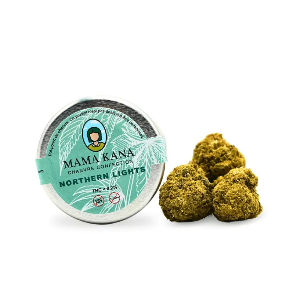 LeGrossiste Northern Lights indoor CBD-blomst 5x5g furu