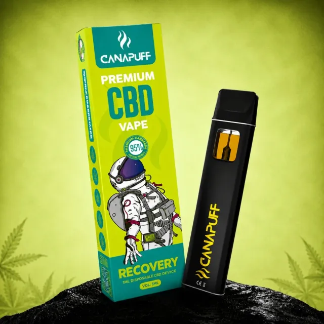 Canapuff CBD Recovery vape 1 ml 95%