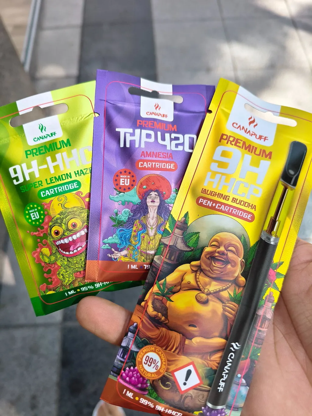 CanaPuff THP420 Jealousy vapepatron plomme