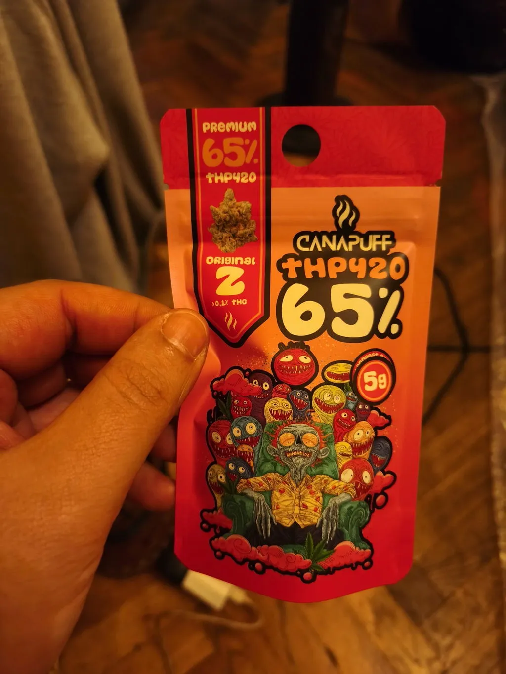 Canapuff Original Z THP420 blomst 1g bær og sitrus