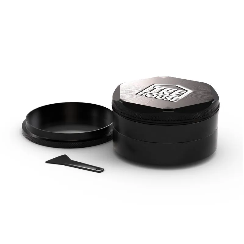 TRE HOUSE kvern aluminium 4-delt urtkvern
