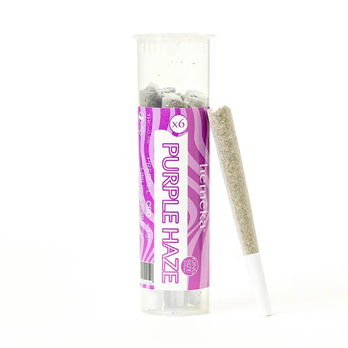 Hemeka Purple Haze preroll joint 1 stk 12% CBD