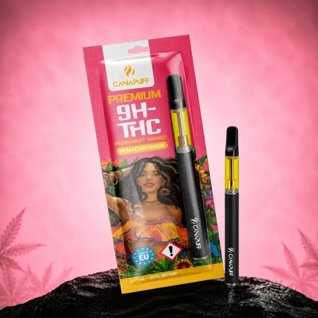 Canapuff 9H-THC Permanent Marker penn + patron 95%