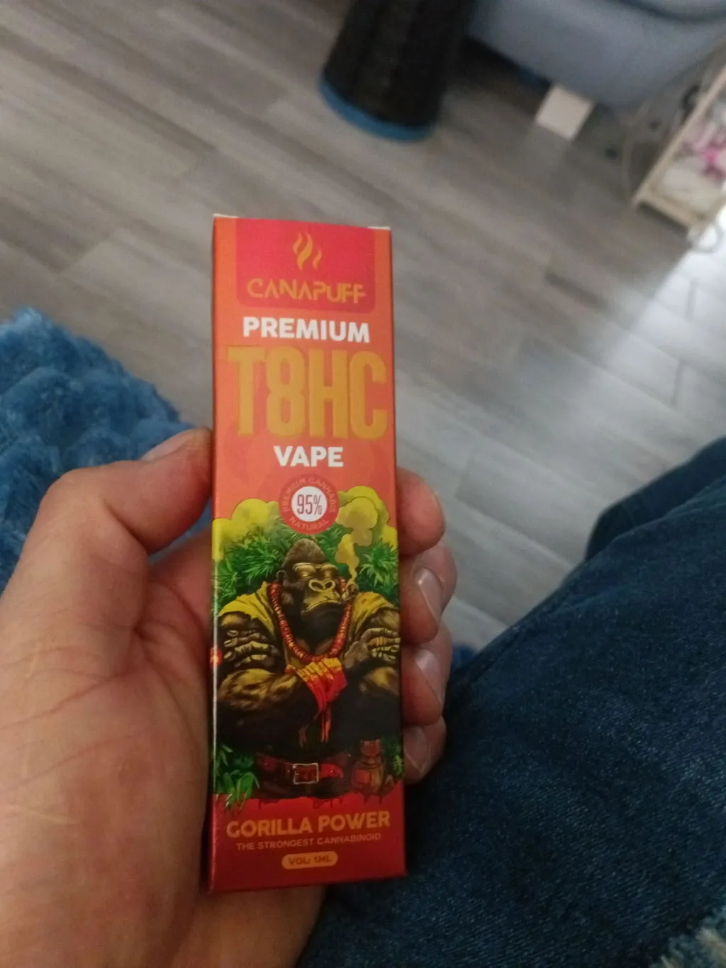 Canapuff T8HC Vape Gorilla Power 95% 1ml