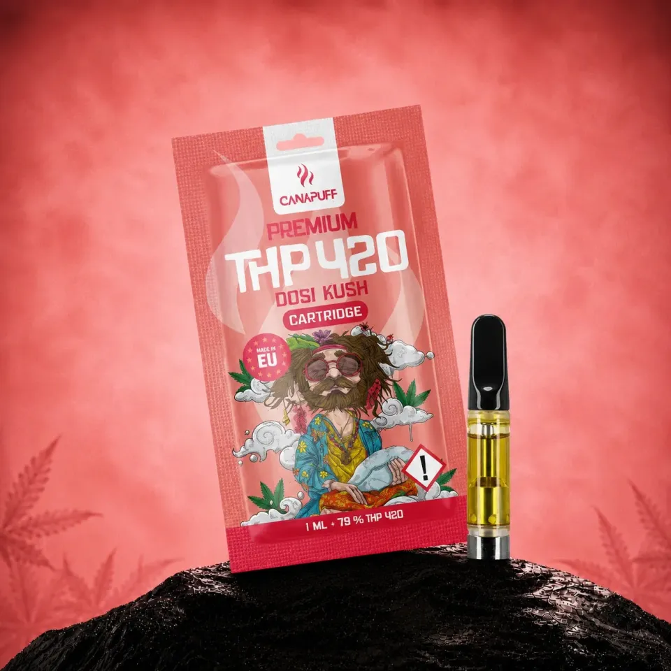CanaPuff THP420 Dosi Kush vapepatron sitrus