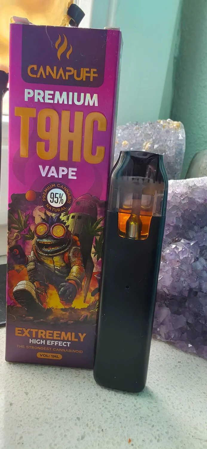 CanaPuff Extreemly T9HC-vape 95% 1ml engangs