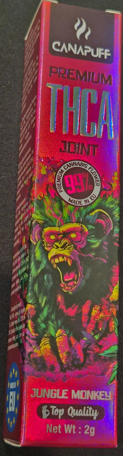 Canapuff Jungle Monkey THCA joint 2g jordaktig