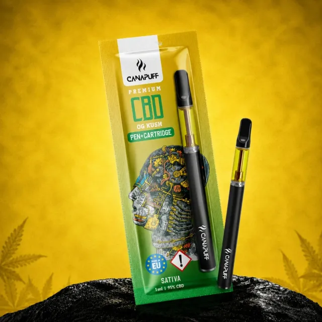 Canapuff CBD OG Kush 95% vape penn sitrus furu