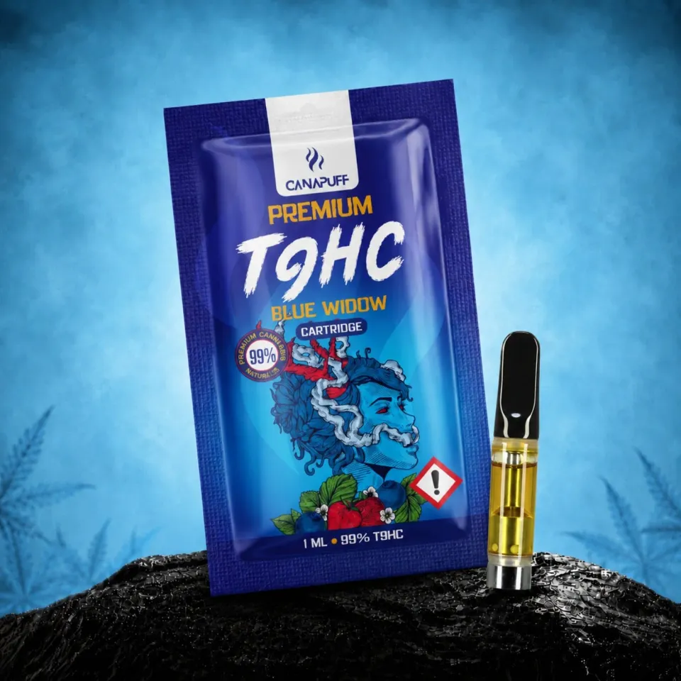 Canapuff T9HC Blue Widow vapepatron 99%