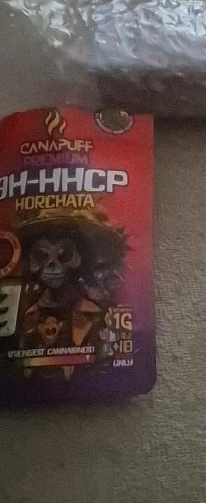 CanaPuff Horchata 9H-HHCP topskudd 1 g kremet søt