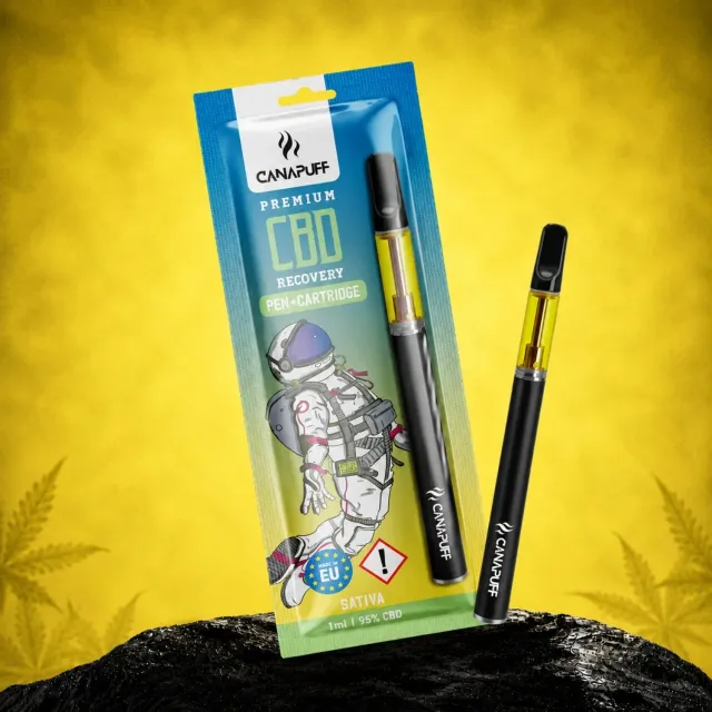 Canapuff CBD Recovery 95% vape penn jordaktig