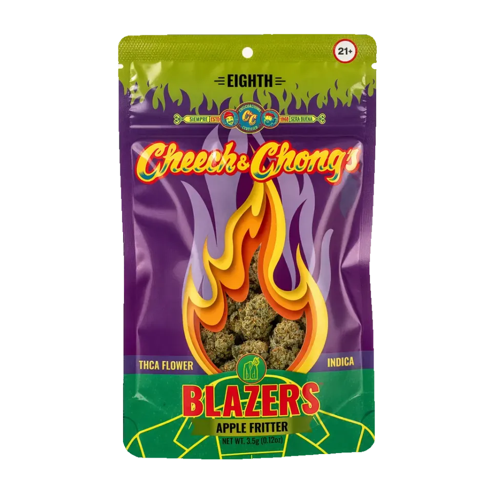Cheech & Chong Blazers Apple Fritter Premium THCa-blomst 3,5g søt