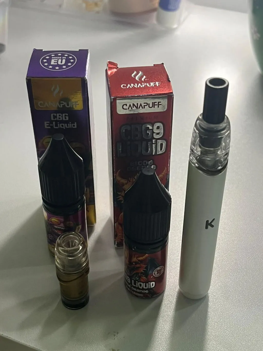 CanaPuff CBN Liquid Papaya Punch e-væske 1500 mg tropisk