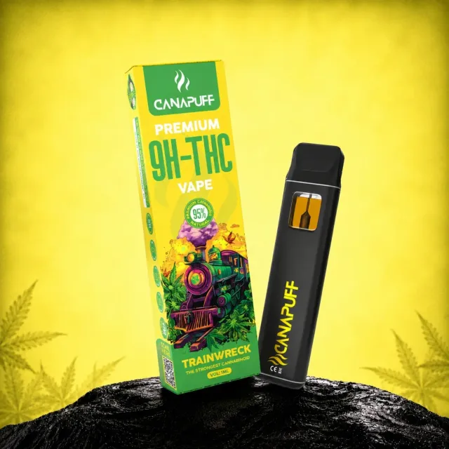Canapuff 9H-THC Trainwreck 95% vape 1ml sitrus