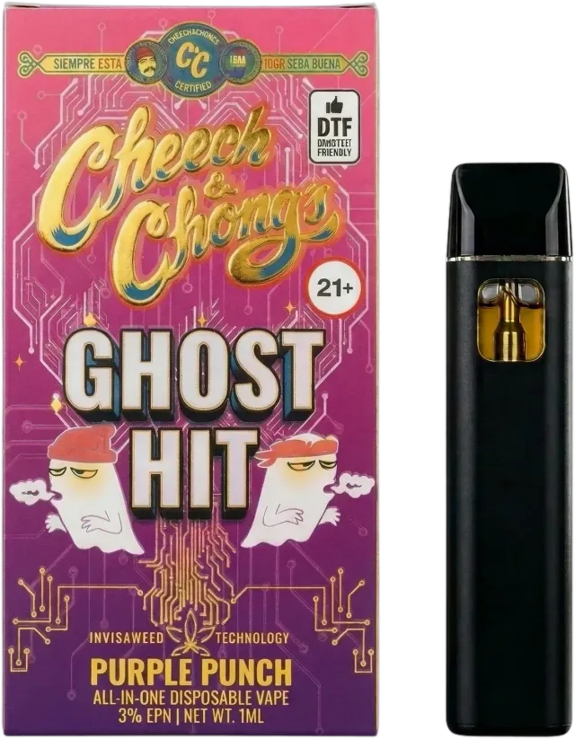 Cheech & Chong Ghost Hit EPN Purple Punch vape sativa