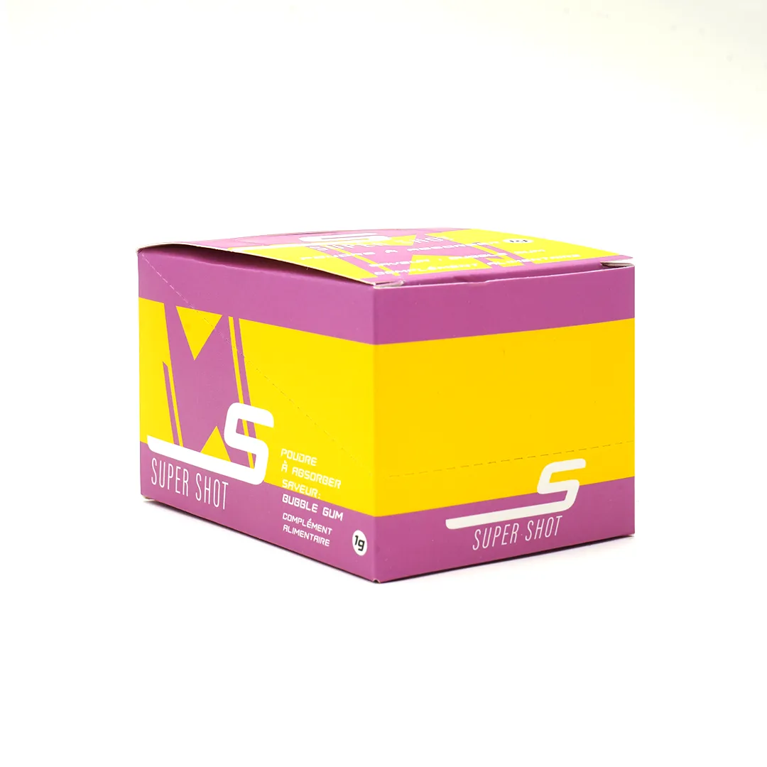 LeGrossiste Super Shot energipulver bubble gum 1 stk