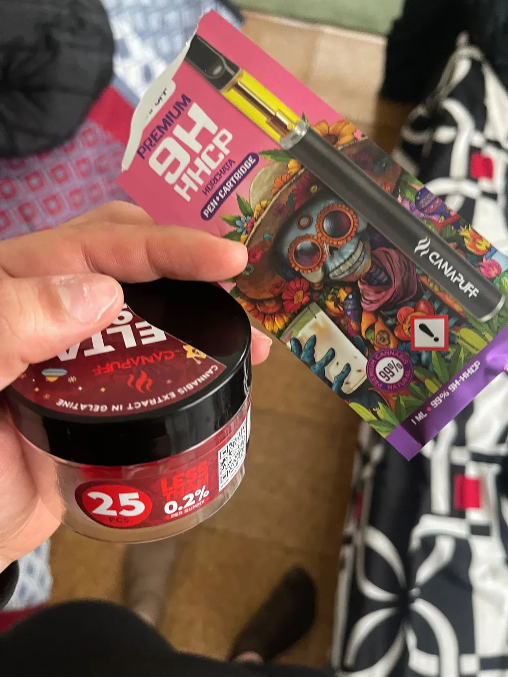 Canapuff 9H-HHCP Horchata vapepenn 1ml 99%