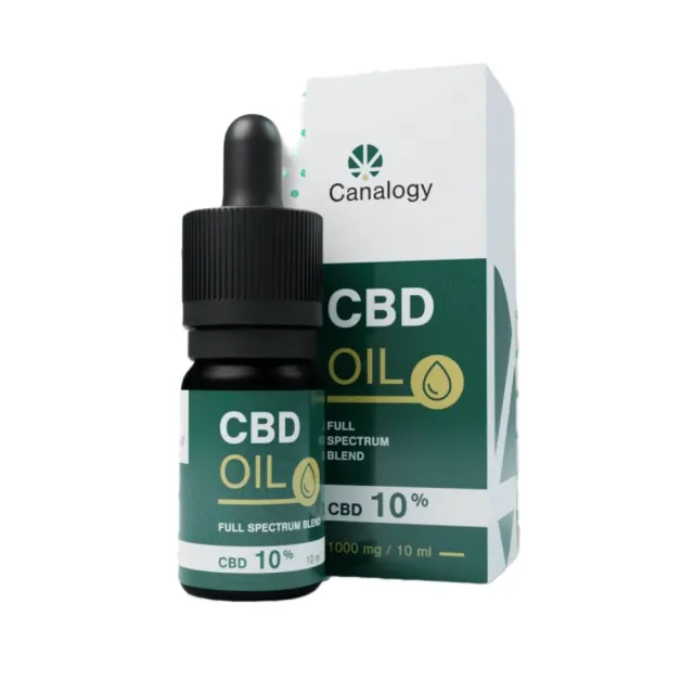 Canalogy CBD Drops CBD-olje 10% 10 ml naturell