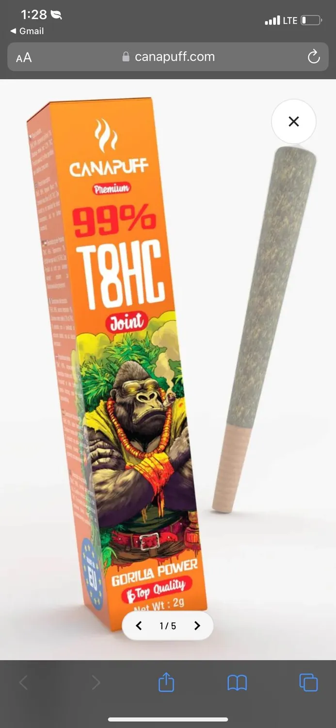 Canapuff T8HC Gorilla Power joint 2 g 99%