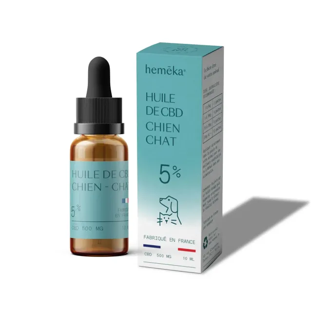 Hemeka CBD-olje dyr 5% lakseolje