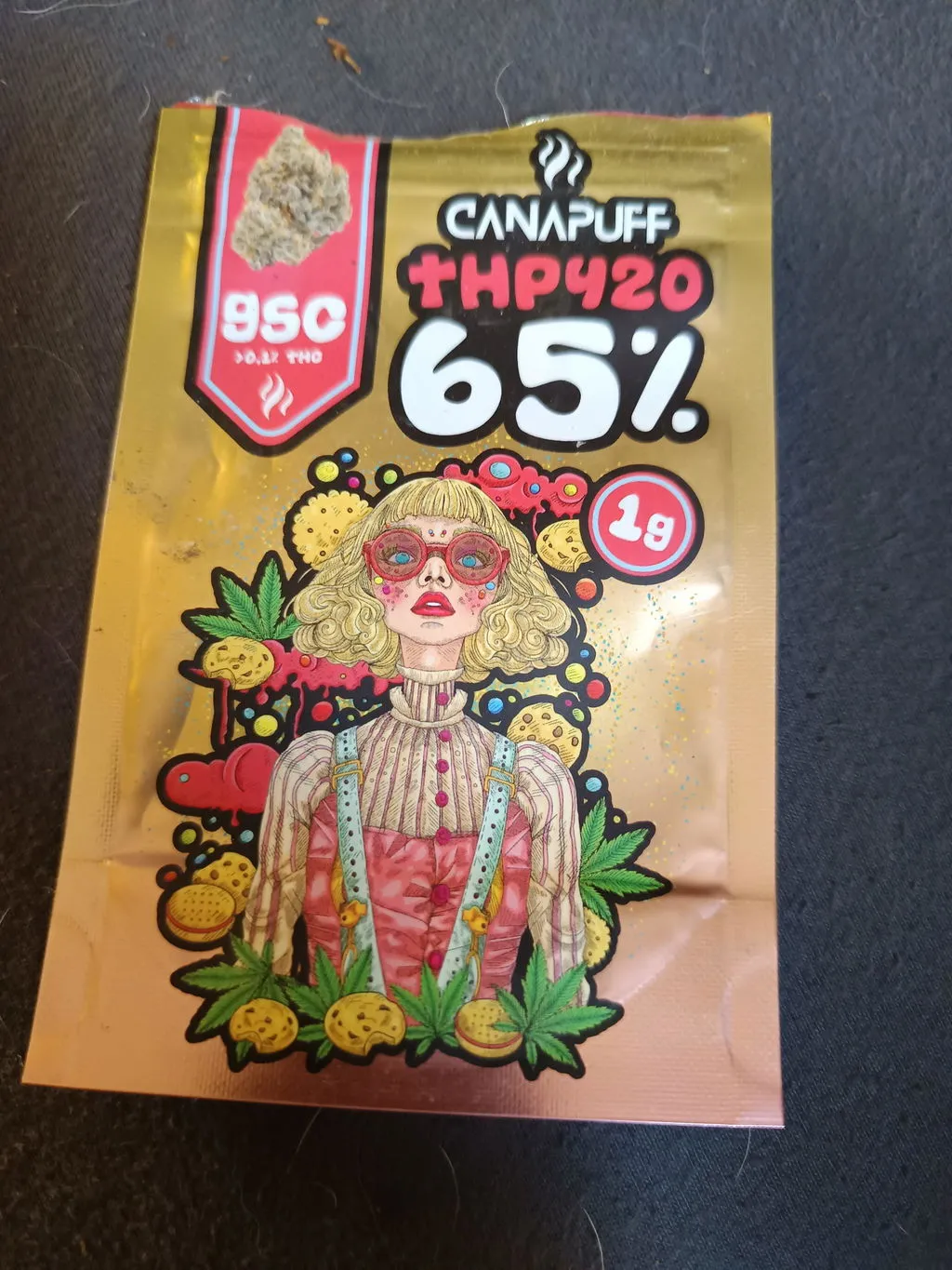 Canapuff THP420 GSC topskudd blomster 1 g 65%