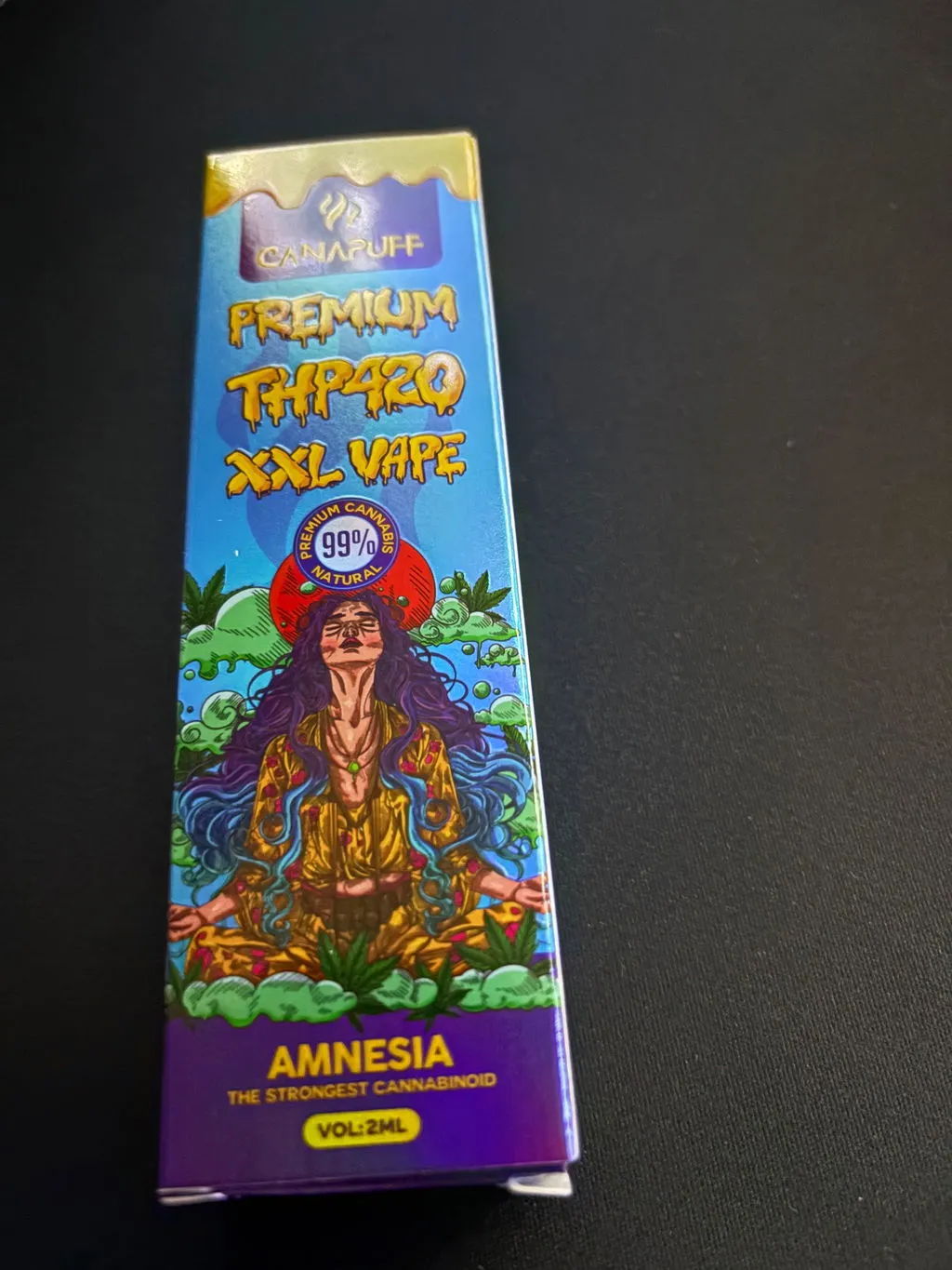 Canapuff THP420 XXL Amnesia vape 2ml 99%