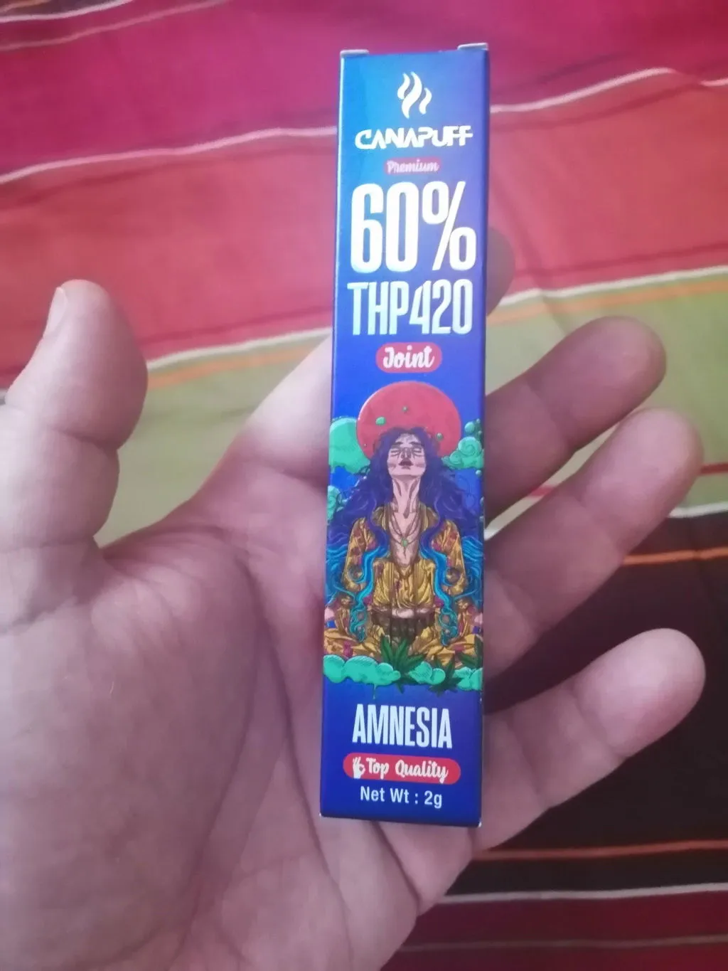 CanaPuff THP420 Amnesia joint 2 g 60% krydret urt