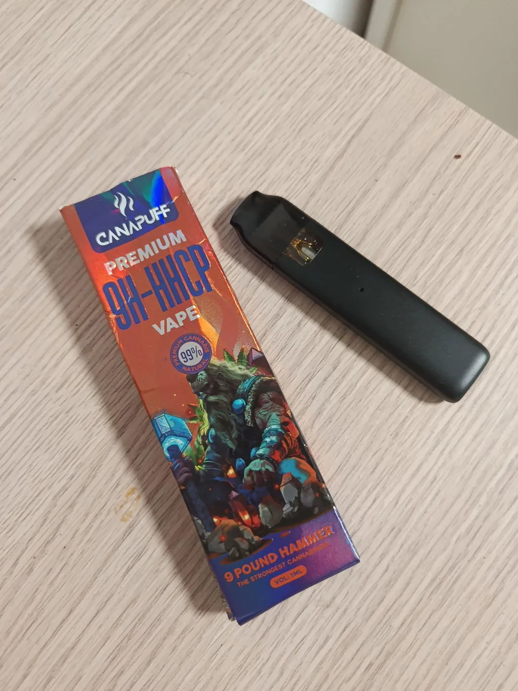CANAPUFF 9H-HHCP 9 Pound Hammer vape 1ml furu