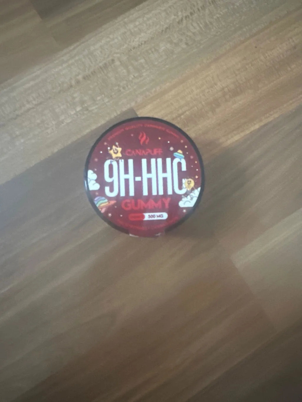 Canapuff 9H-HHC Kirsebær gummies 10 stk – søtsyrlig