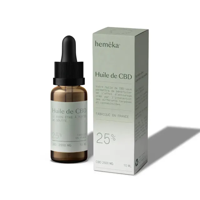 Hemeka CBD-olje 25% uten THC 10ml 2500mg
