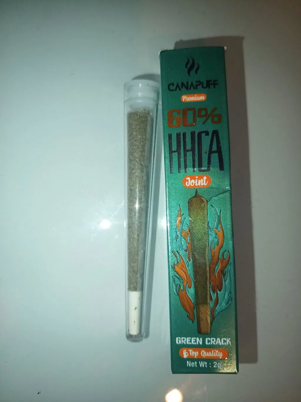 Canapuff HHC-A Lemon Cherry Gelato joint 2g kirsebær