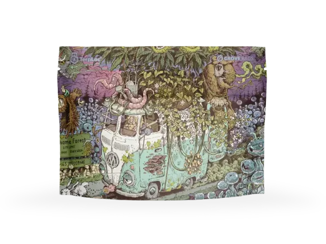 Grove Bags Mossy Giant Terpene Forest pose 7g 1-pk opak