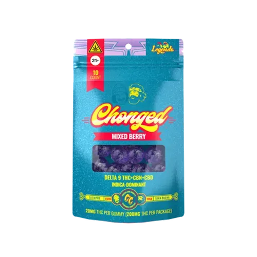 Cheech & Chong Legends Indica gummies bær 200 mg THC