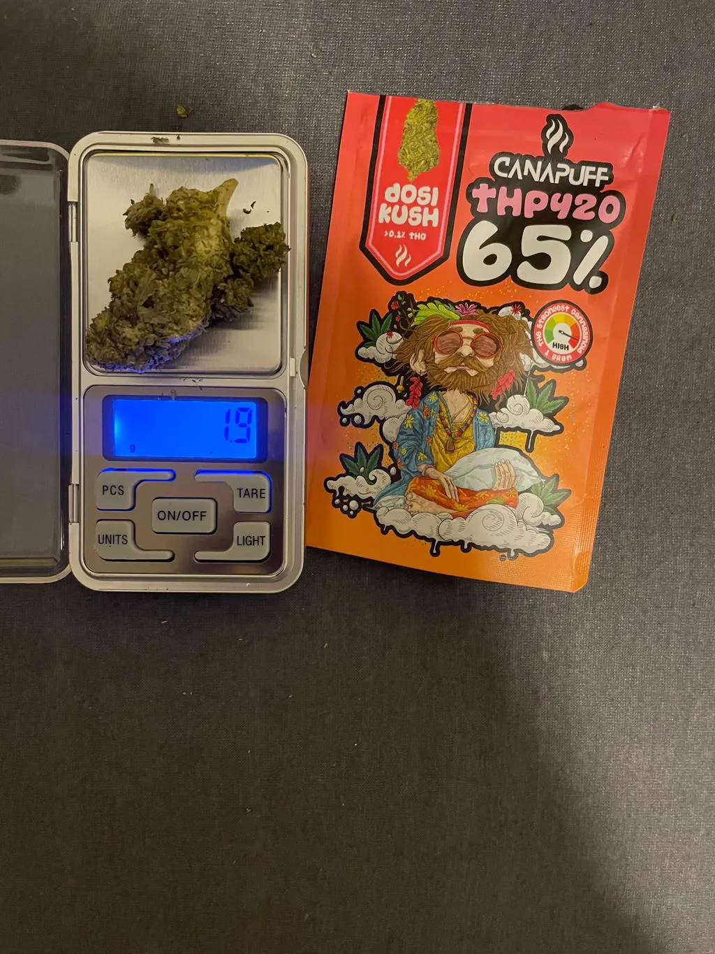 Canapuff Dosi Kush THP420-toppskudd 1g 65%
