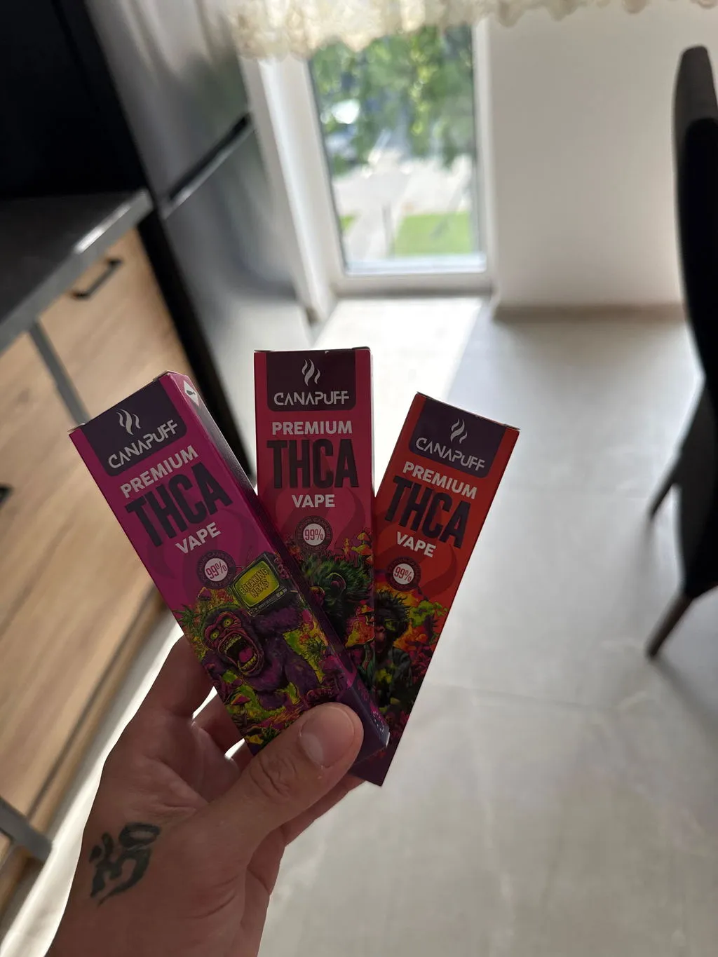 Canapuff THCA Monkey Glue vape 1 ml 99%