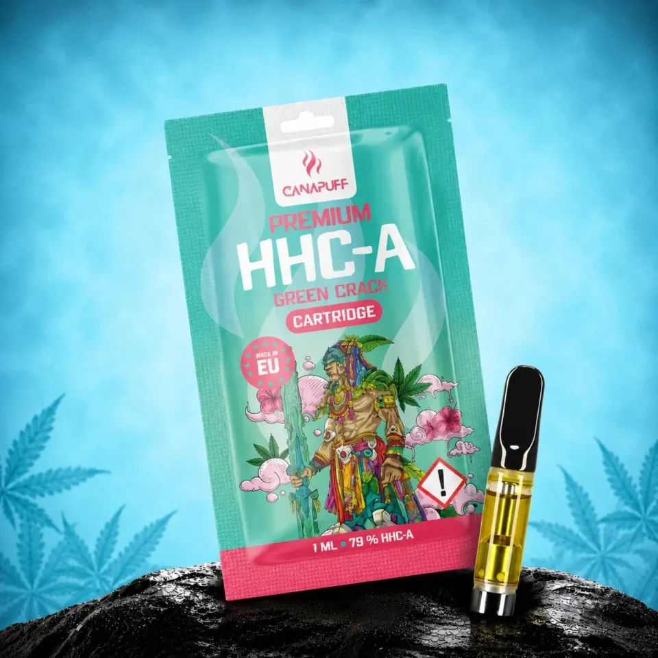 Canapuff HHC-A Green Crack 79% cartridge sitrus