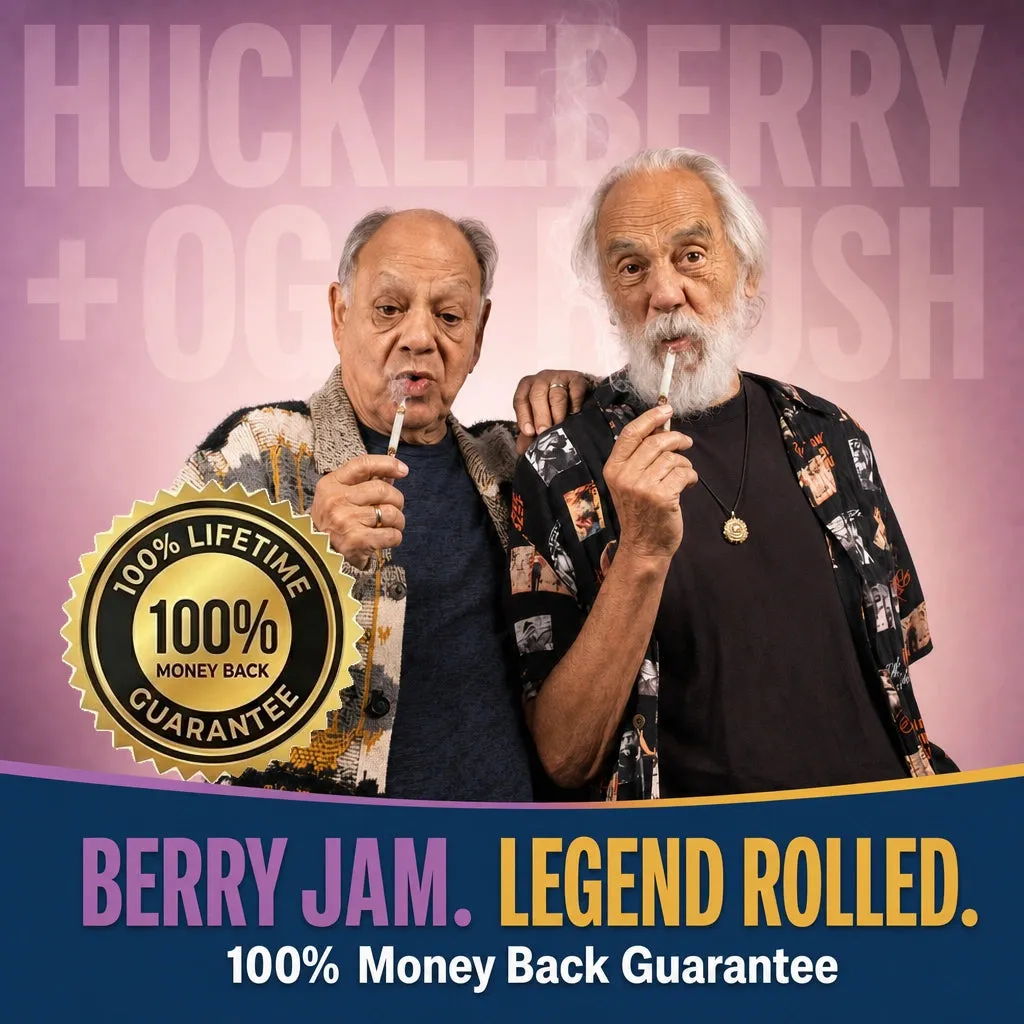 Cheech & Chong Blazers Huckleberry OG Kush prerolls 5-pk 3,75g indica