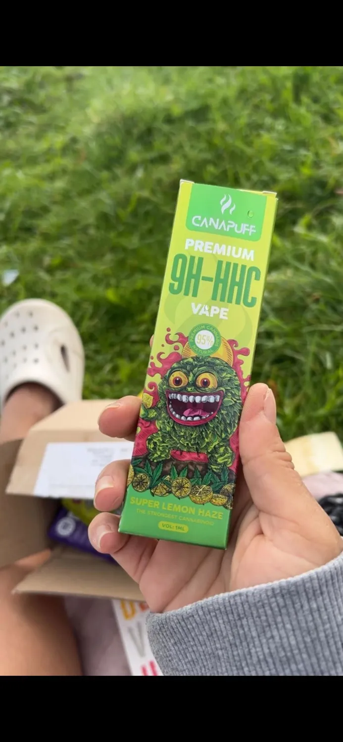 Canapuff 9H-HHC Super Lemon Haze vape 1 ml sitron
