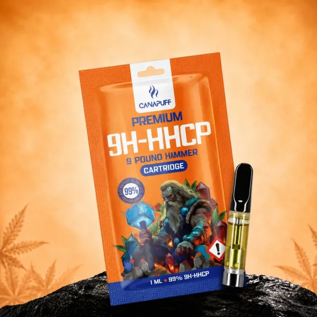 CanaPuff 9H-HHCP 9 Pound Hammer vapepatron 1 ml