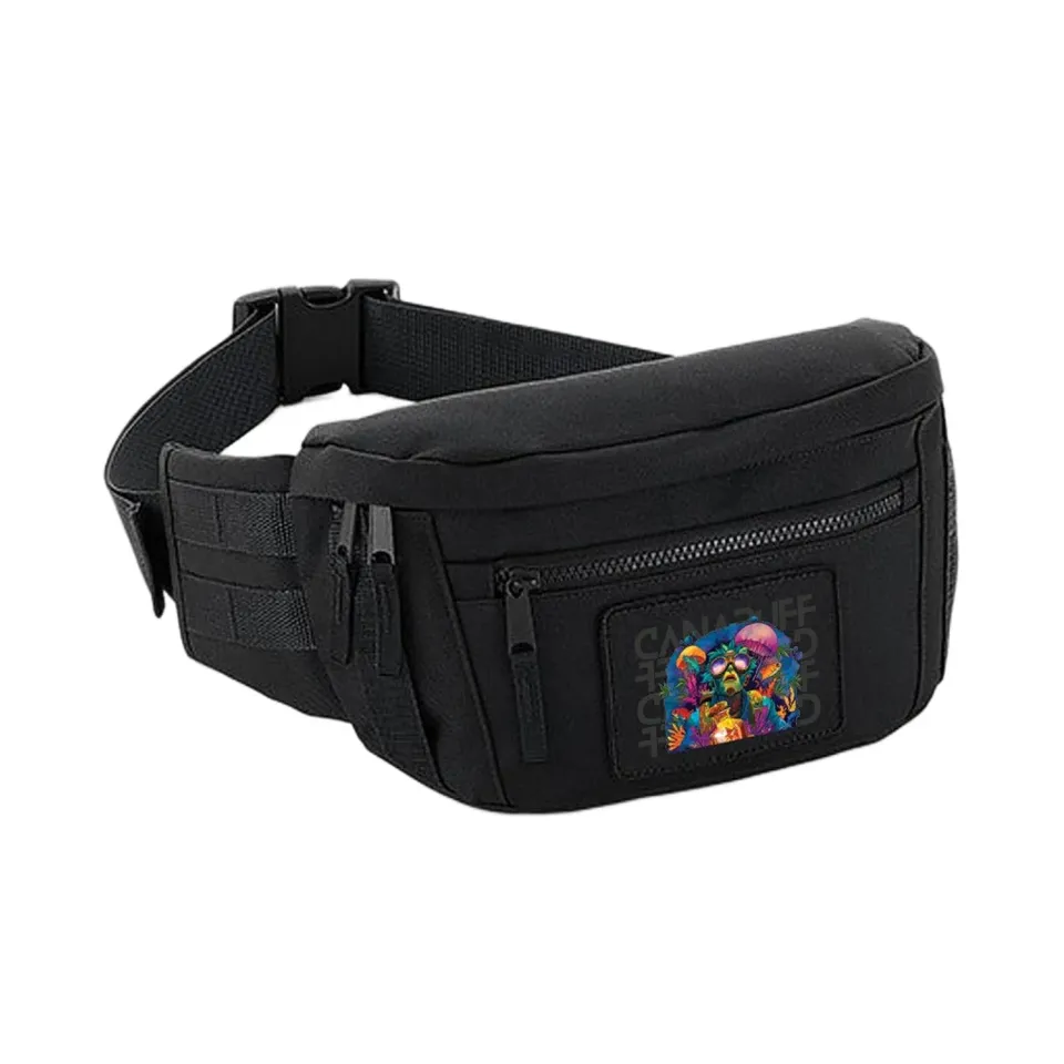 Canapuff Deep Waist Bag belteveske 3L svart