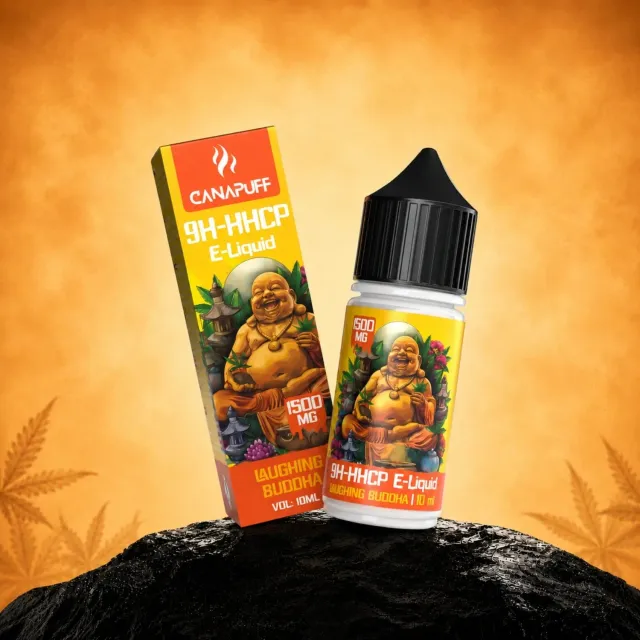Canapuff 9H-HHCP Laughing Buddha væske 10 ml 1500 mg krydret