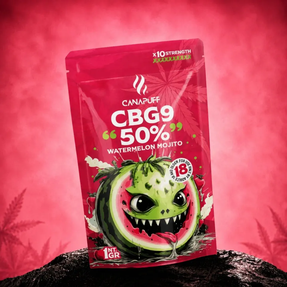 Canapuff Watermelon Mojito 50% CBG9-blomst 1g