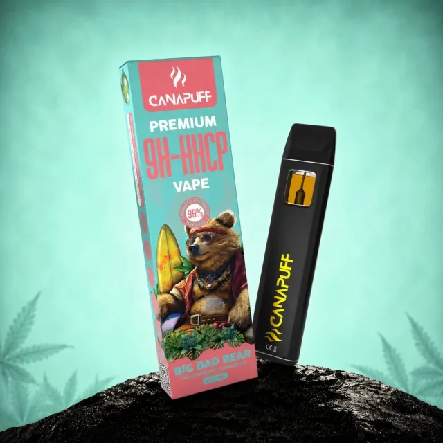 Canapuff Big Bad Bear 9H-HHCP vape 1ml 99%