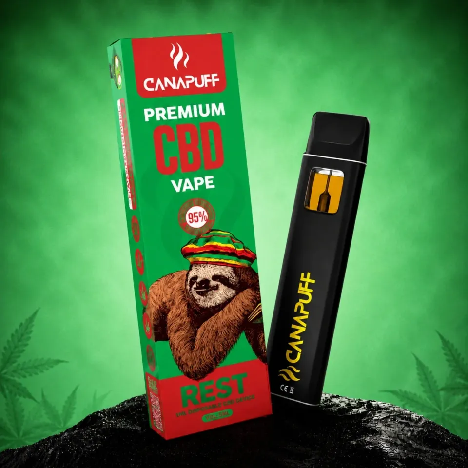 Canapuff CBD Rest engangsvape 1 ml nøytral