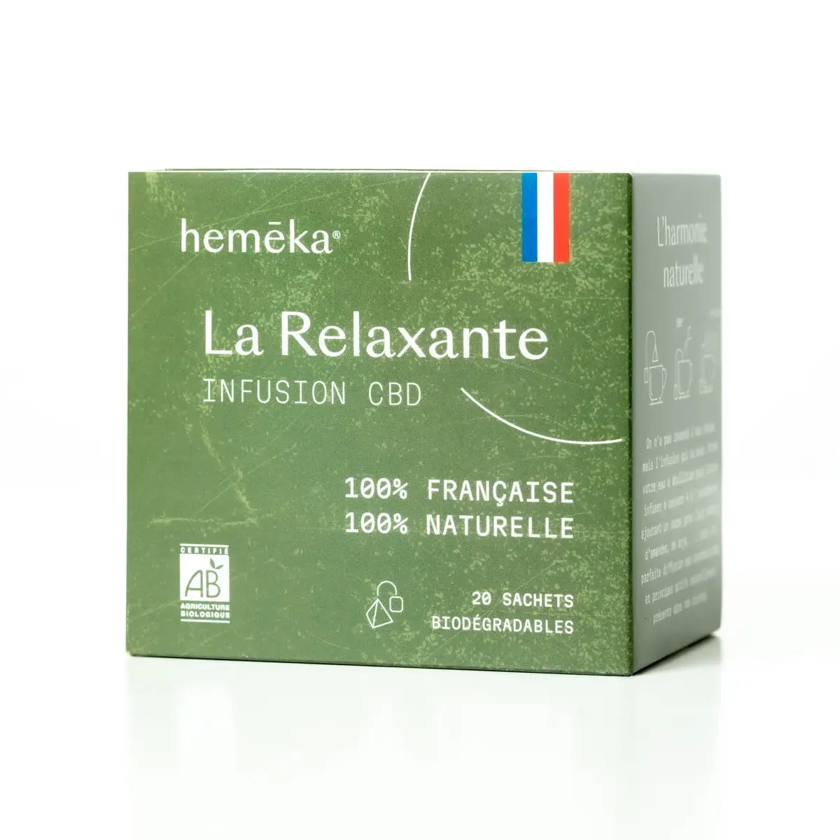 Hemeka La Relaxante CBD-te 20 poser sitronmelisse