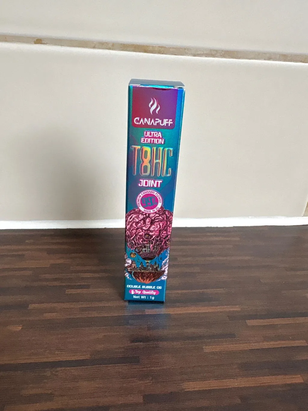 Canapuff T8HC Joint Double Bubble 99% 1 g bubblegum